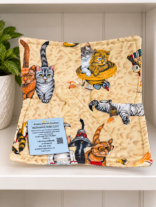 Cats on a Beach bowl cozy