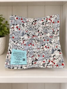 Dogs cartoon black and white Bowl Cozy