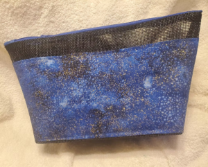 Royal Blue Shiny Mesh