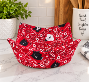 Dogs on a bandana Bowl Cozy
